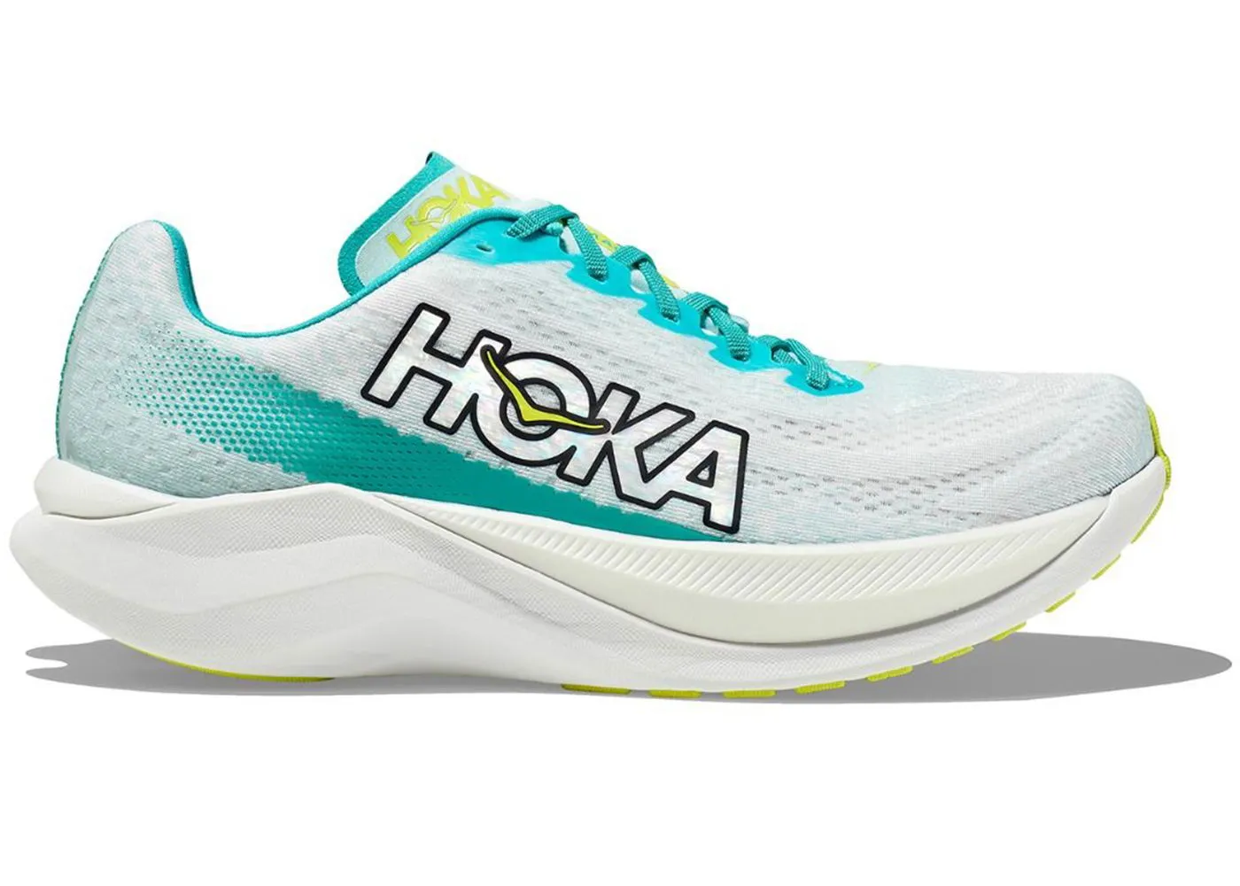 Hoka One One Mach X White Blue