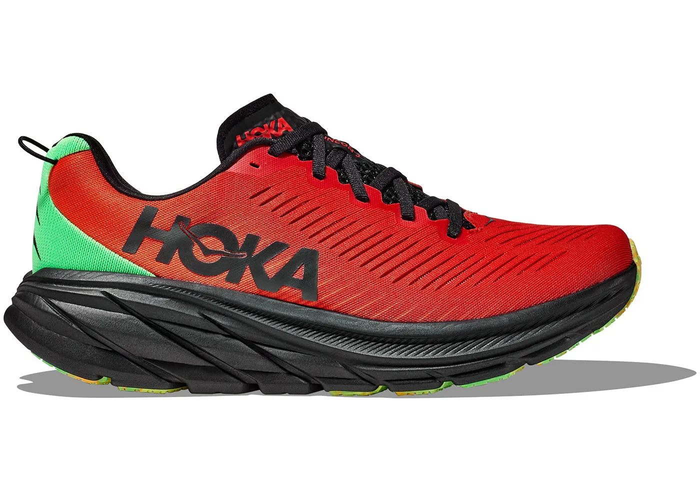 Hoka One One Rincon 3 Red Alert Flame