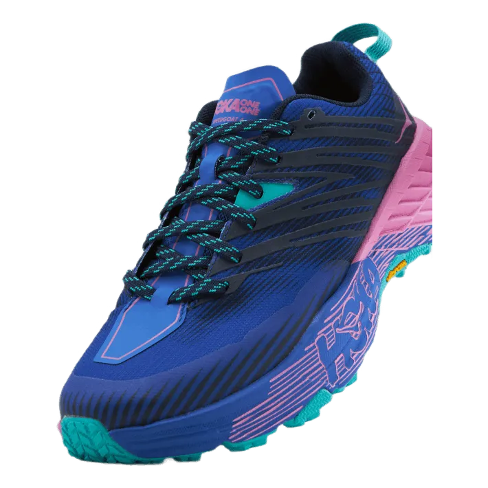 Hoka One One W Speedgoat 4 Dazzling Blue / Phlox Pink