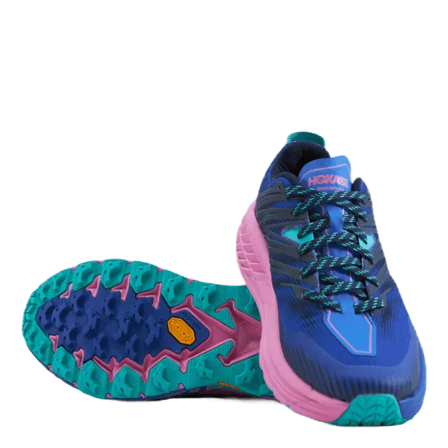 Hoka One One W Speedgoat 4 Dazzling Blue / Phlox Pink