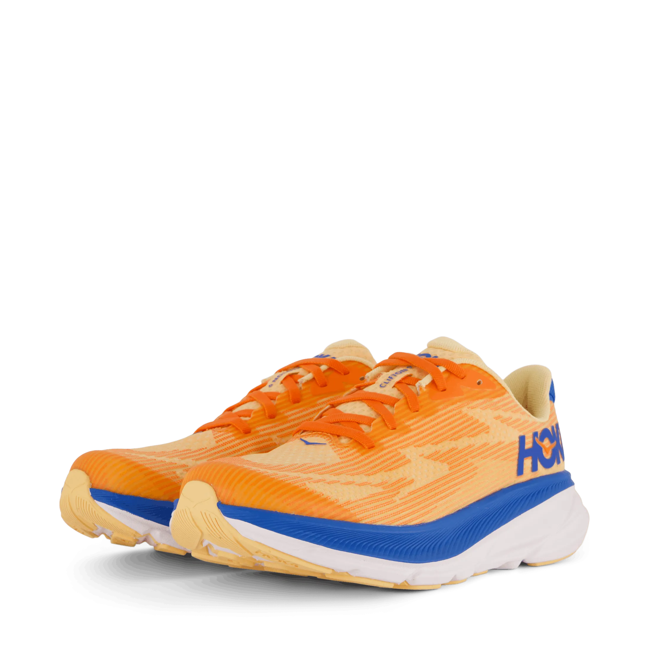 Hoka One One Y Clifton 9 Youth Vibrant Orange / Impala