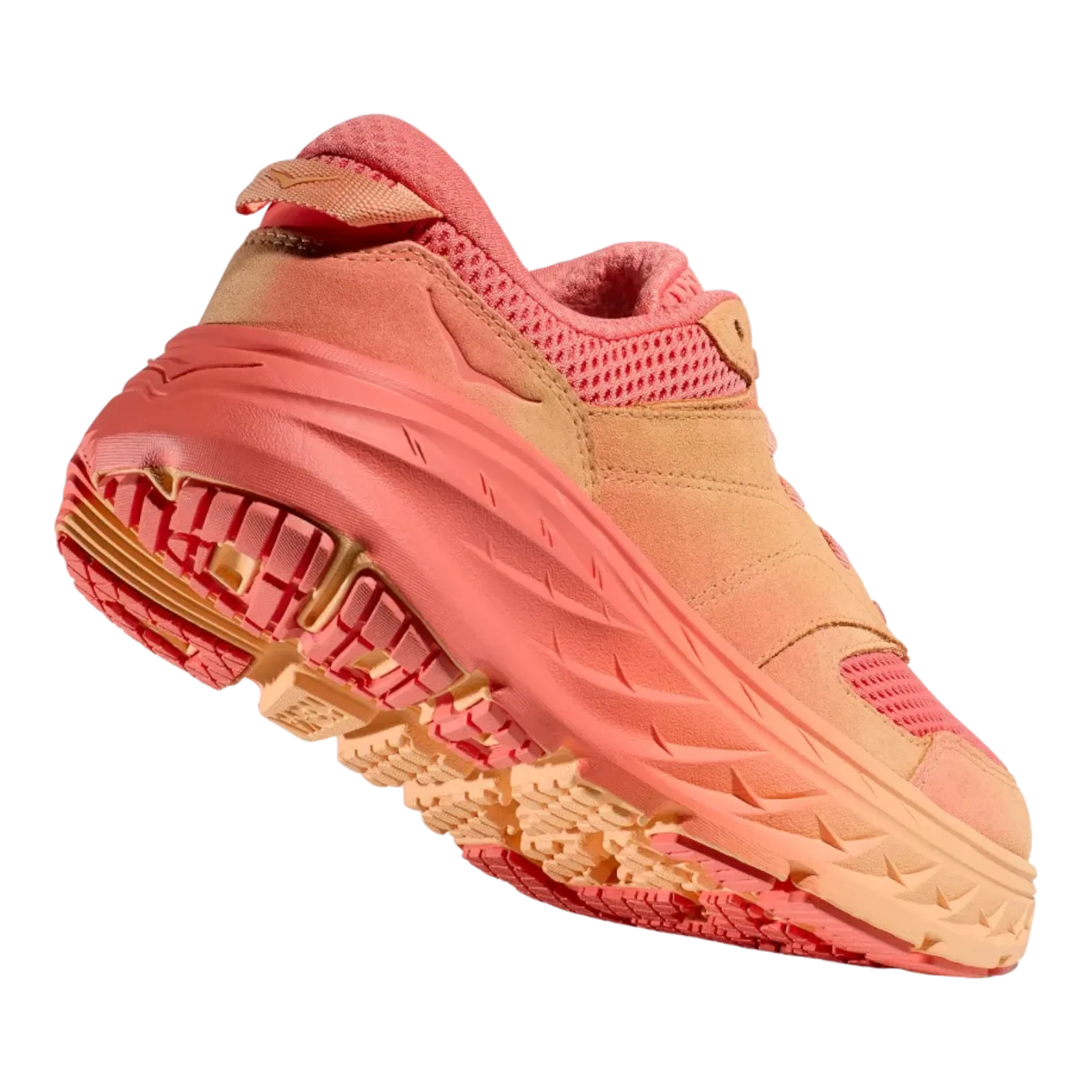 Hoka One Vibrant Bloom Bondi L BP 2 Cantaloupe/Electric-Coral for Women 1165690-CPLC