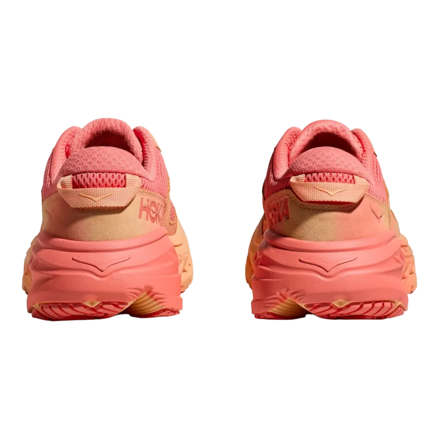 Hoka One Vibrant Bloom Bondi L BP 2 Cantaloupe/Electric-Coral for Women 1165690-CPLC