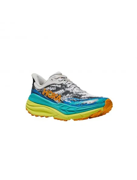 HOKA Zapatillas Stinson 7 Hombre White/Evening Primrose