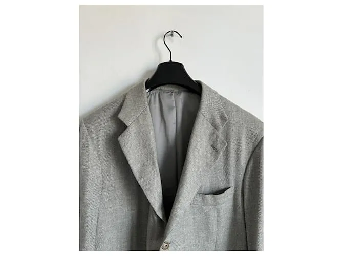 Kiton Blazers Chaquetas Gris 