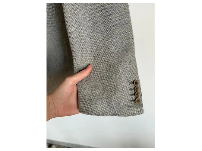 Kiton Blazers Chaquetas Gris 