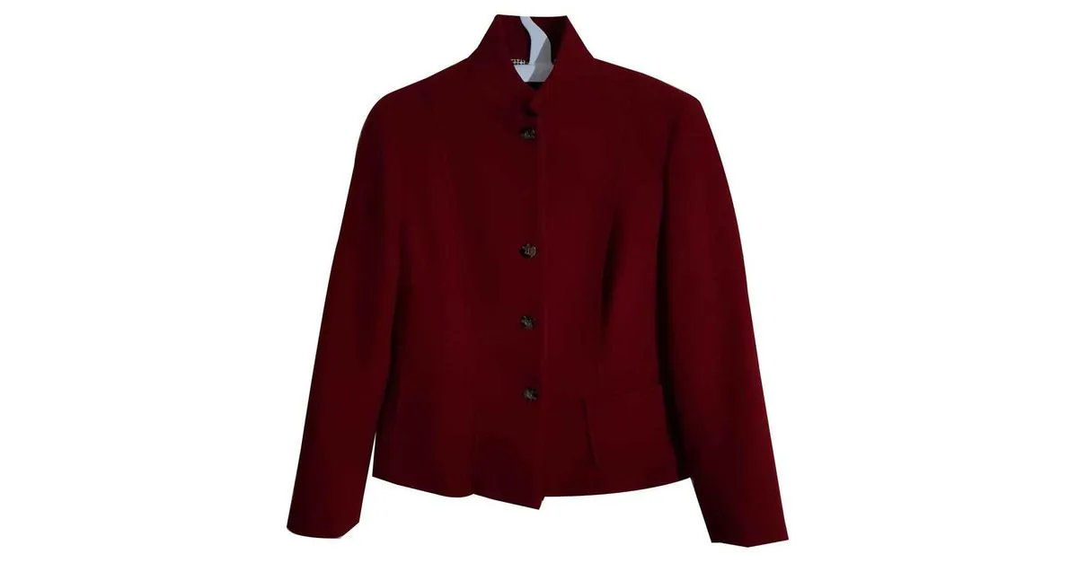 Max Mara Chaquetas Roja 