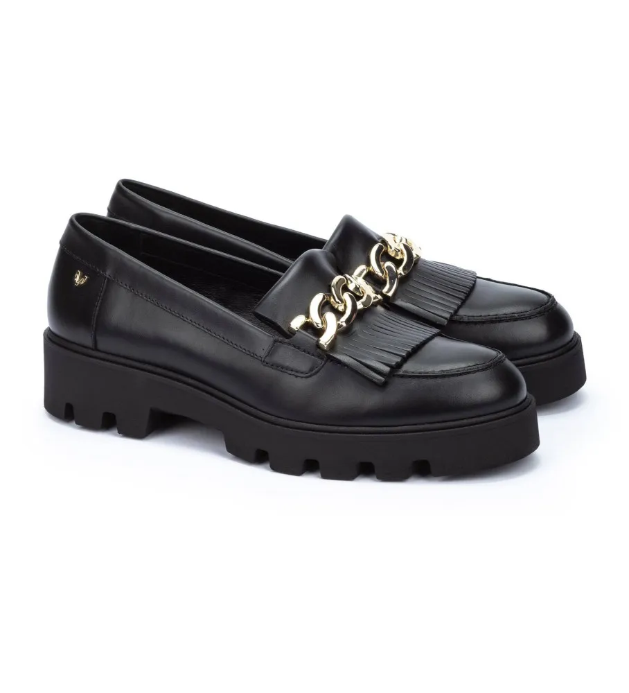 Mocasines de Piel Hermosilla negro