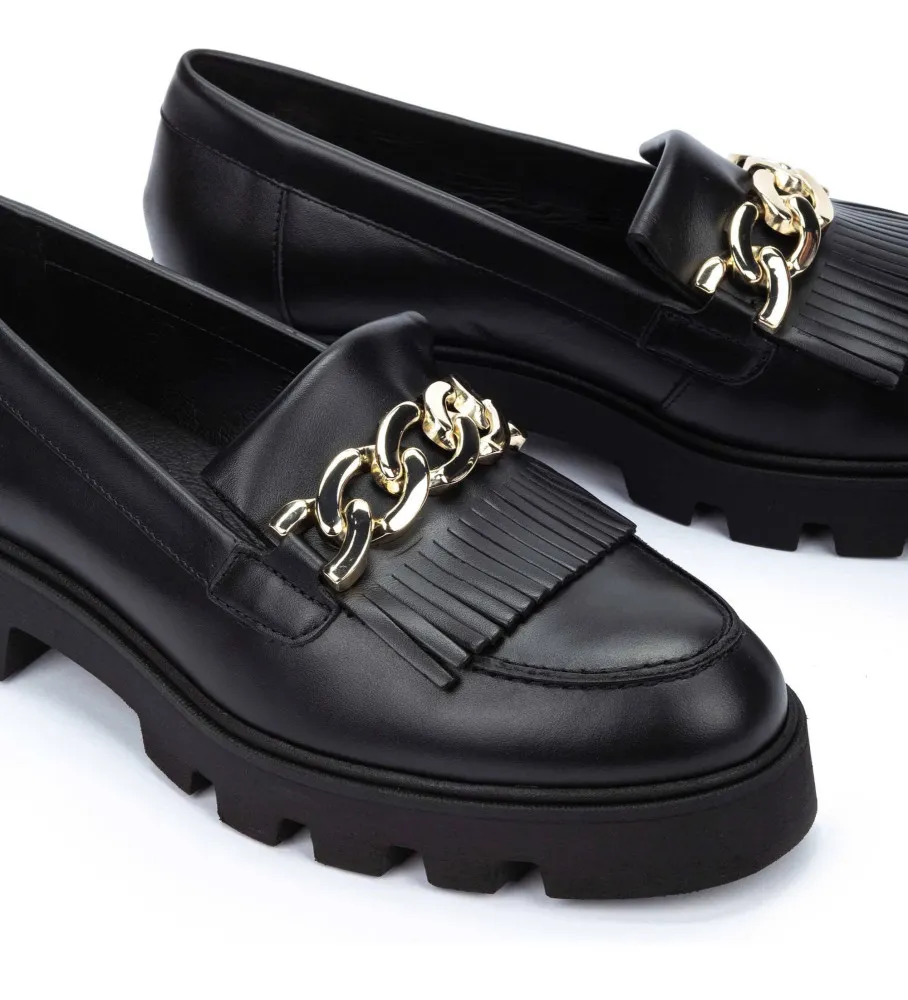 Mocasines de Piel Hermosilla negro