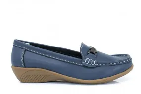 MOCASINES MUJER VICMART 508 AZUL MARINO