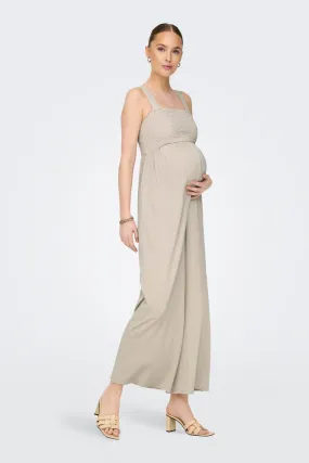 Mono largo maternity fruncido