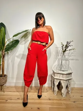 Mono Off Shoulder NAUKA Rojo