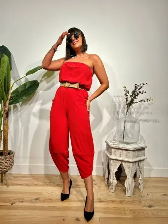 Mono Off Shoulder NAUKA Rojo