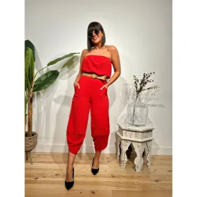 Mono Off Shoulder NAUKA Rojo