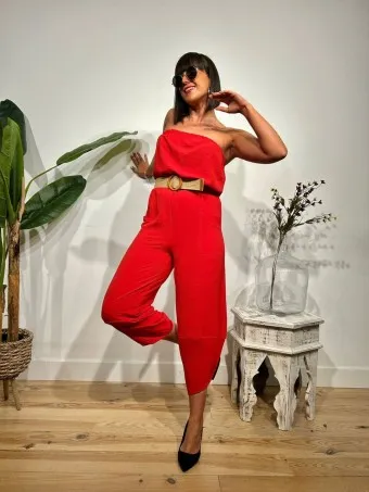 Mono Off Shoulder NAUKA Rojo