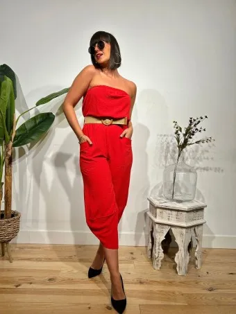 Mono Off Shoulder NAUKA Rojo