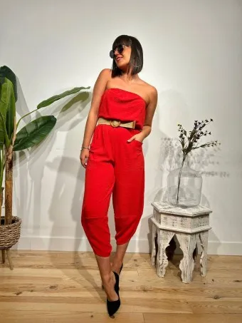 Mono Off Shoulder NAUKA Rojo