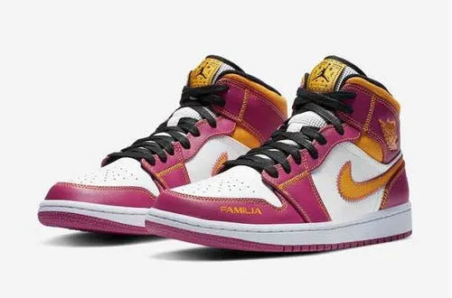 N370O NIKE AIR JORDAN 1 DIA DE MUERTOS ROSA AMARILLO