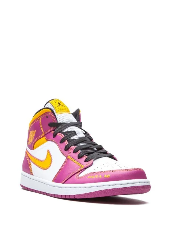 N370O NIKE AIR JORDAN 1 DIA DE MUERTOS ROSA AMARILLO