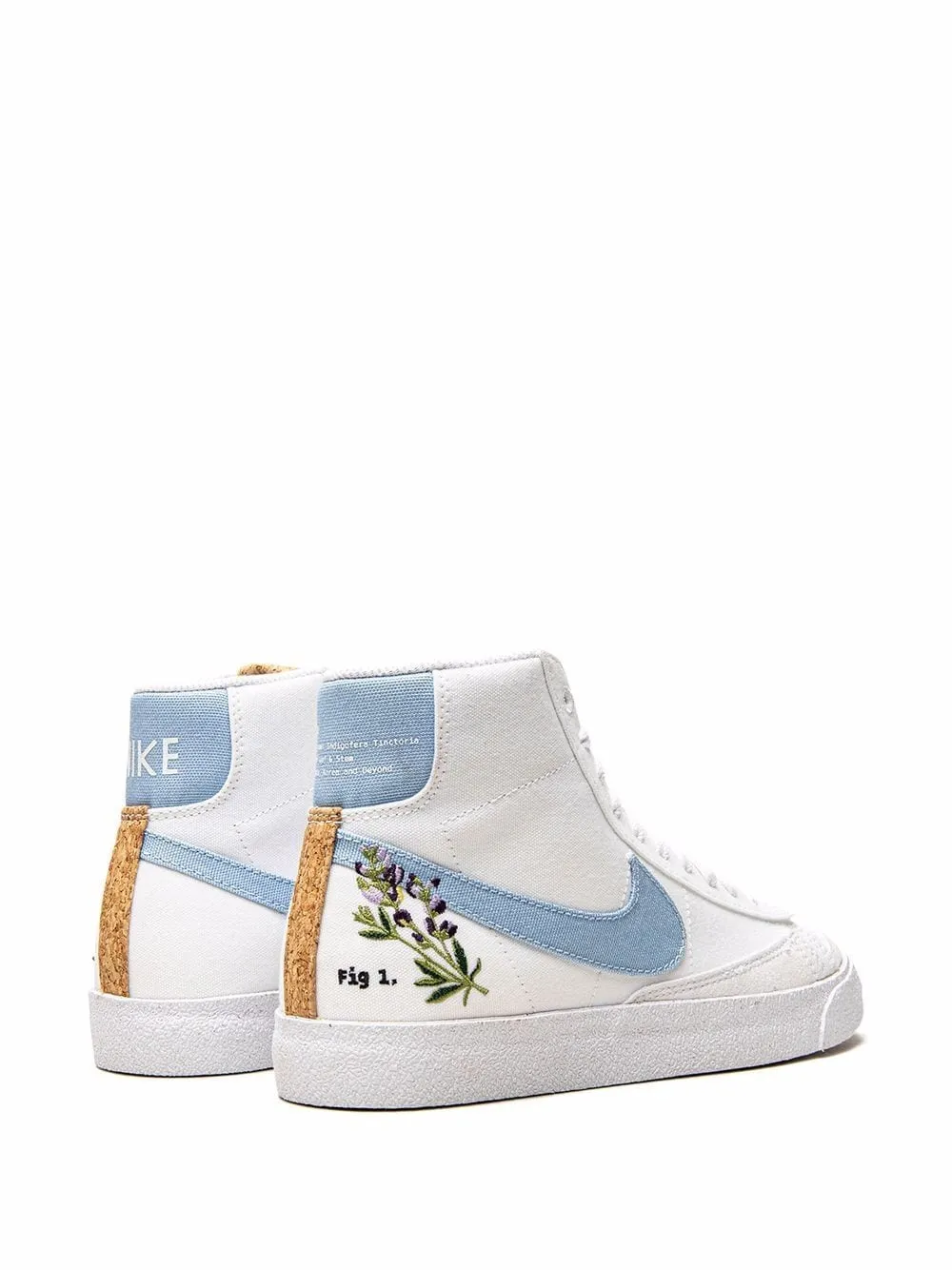 N372O Tenis Nike Blazer Mid 77 Catechu Azul