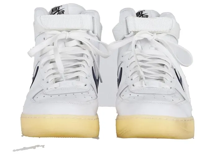 Nike Air Force 1 Alto por ti en cuero blanco - 44 