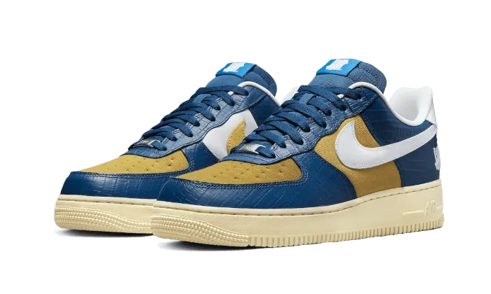 Nike Air Force 1 Low SP Undefeated 5 On It Blue Yellow Croc