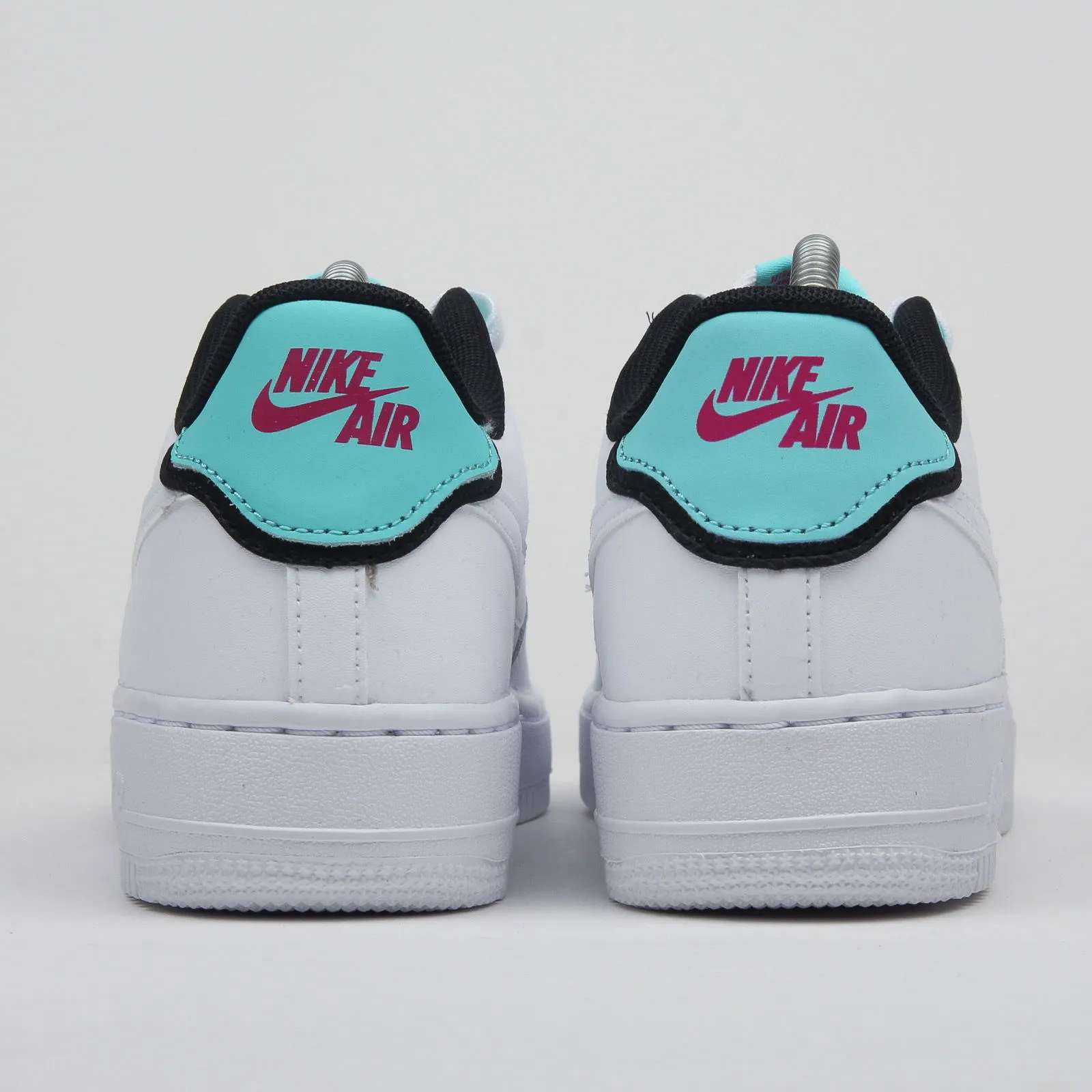 Nike Air Force 1 Low ''Double Layer - Aqua Black'' GS