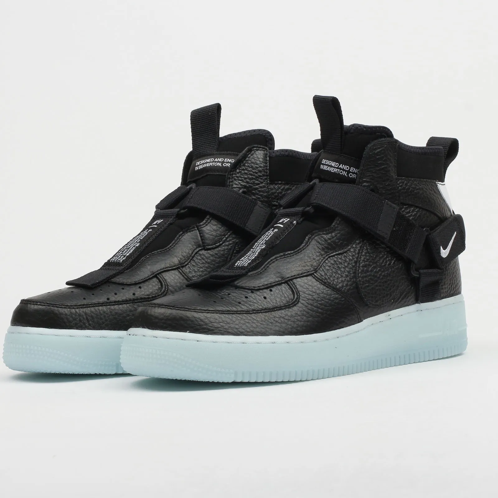 Nike Air Force 1 Mid Utility ''Black Half Blue''