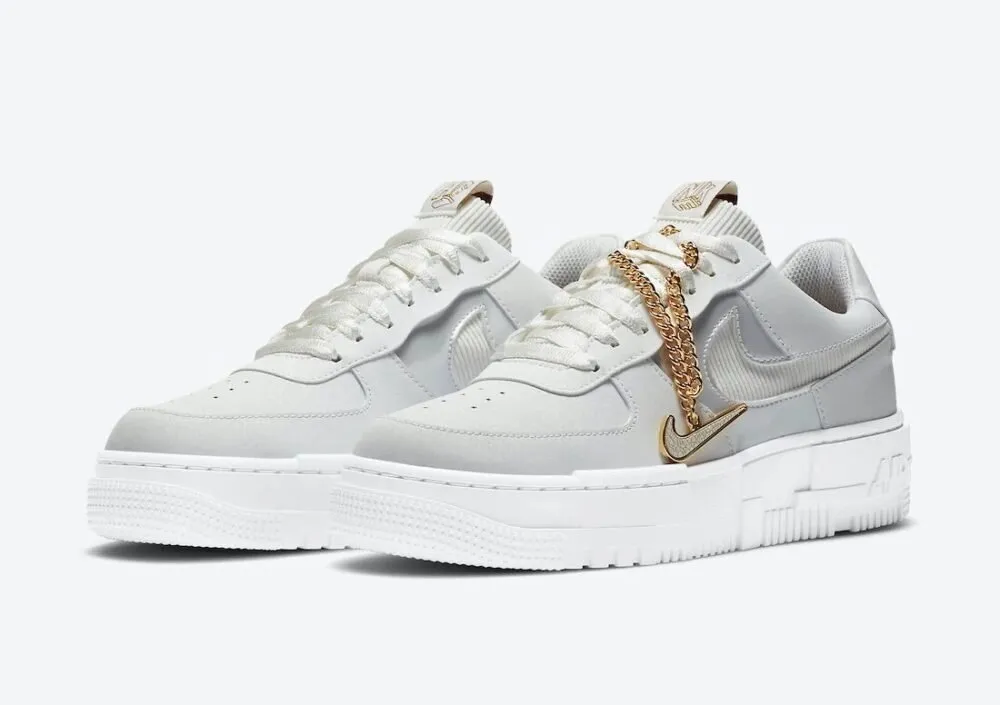 NIKE AIR FORCE 1 PIXEL GREY