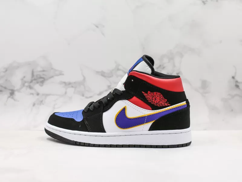 Nike Air Jordan 1 Mid Lakers Top 3 Lupin Modelo 102