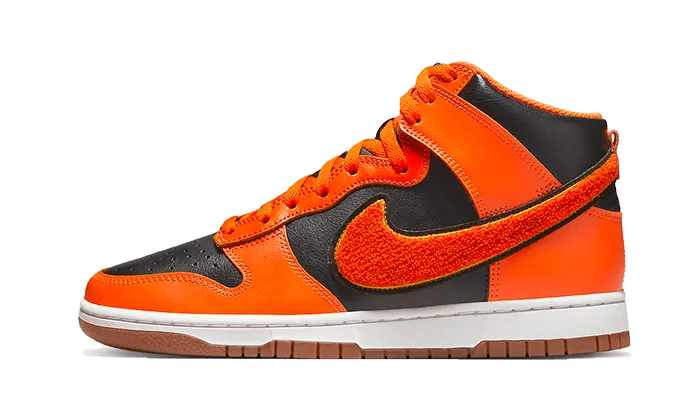 Nike Dunk High University Chenille Swoosh Safty Orange