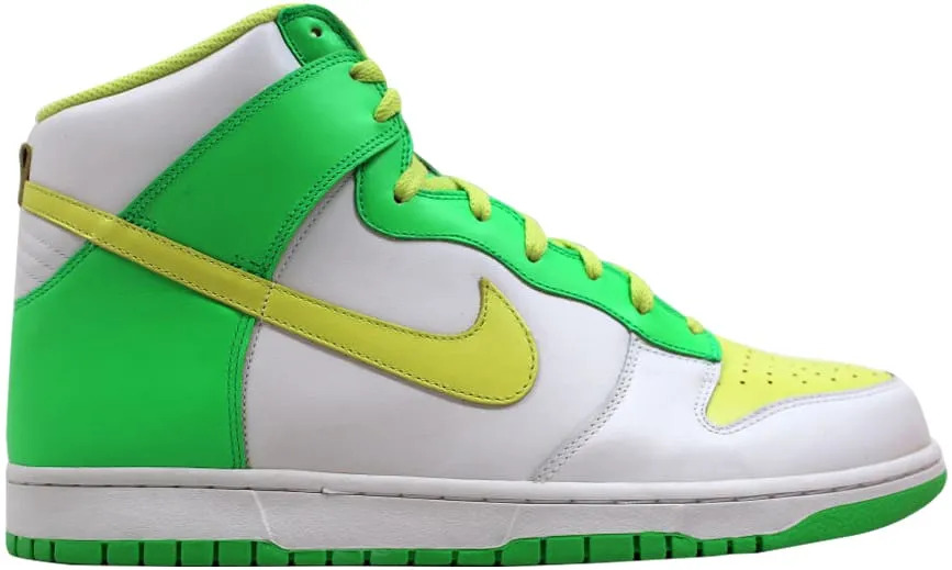 Nike Dunk High White/Lemon Chiffon-Radiant Grey