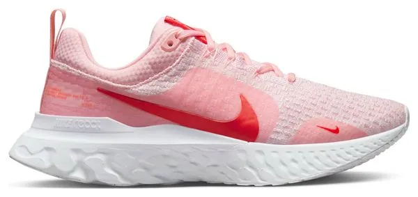 Nike Zapatillas Nike React Infinity Run Flyknit 3 Rosa, Mujer