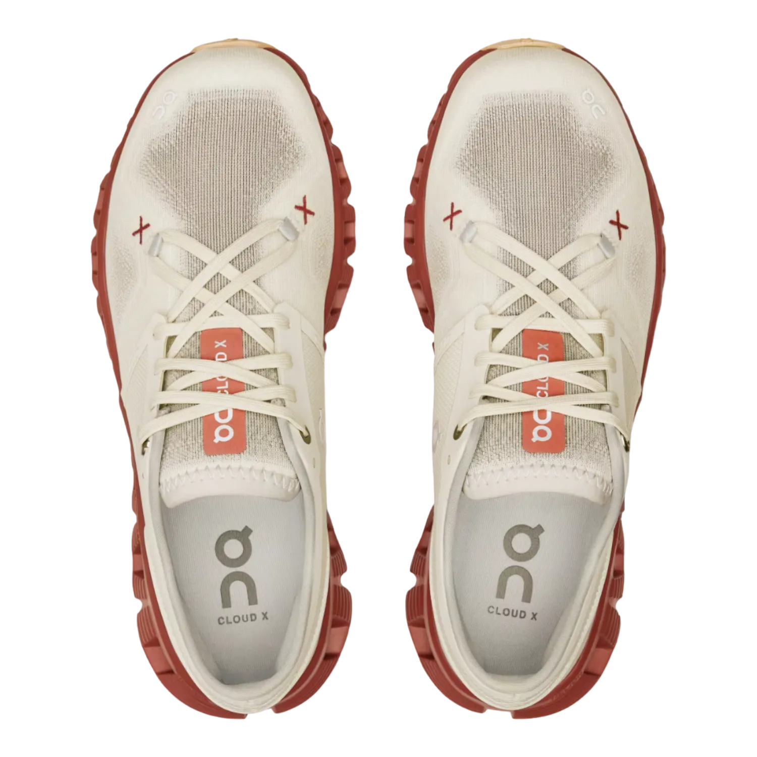 On Cloud X3 Ice/Auburn for Women 60.97791