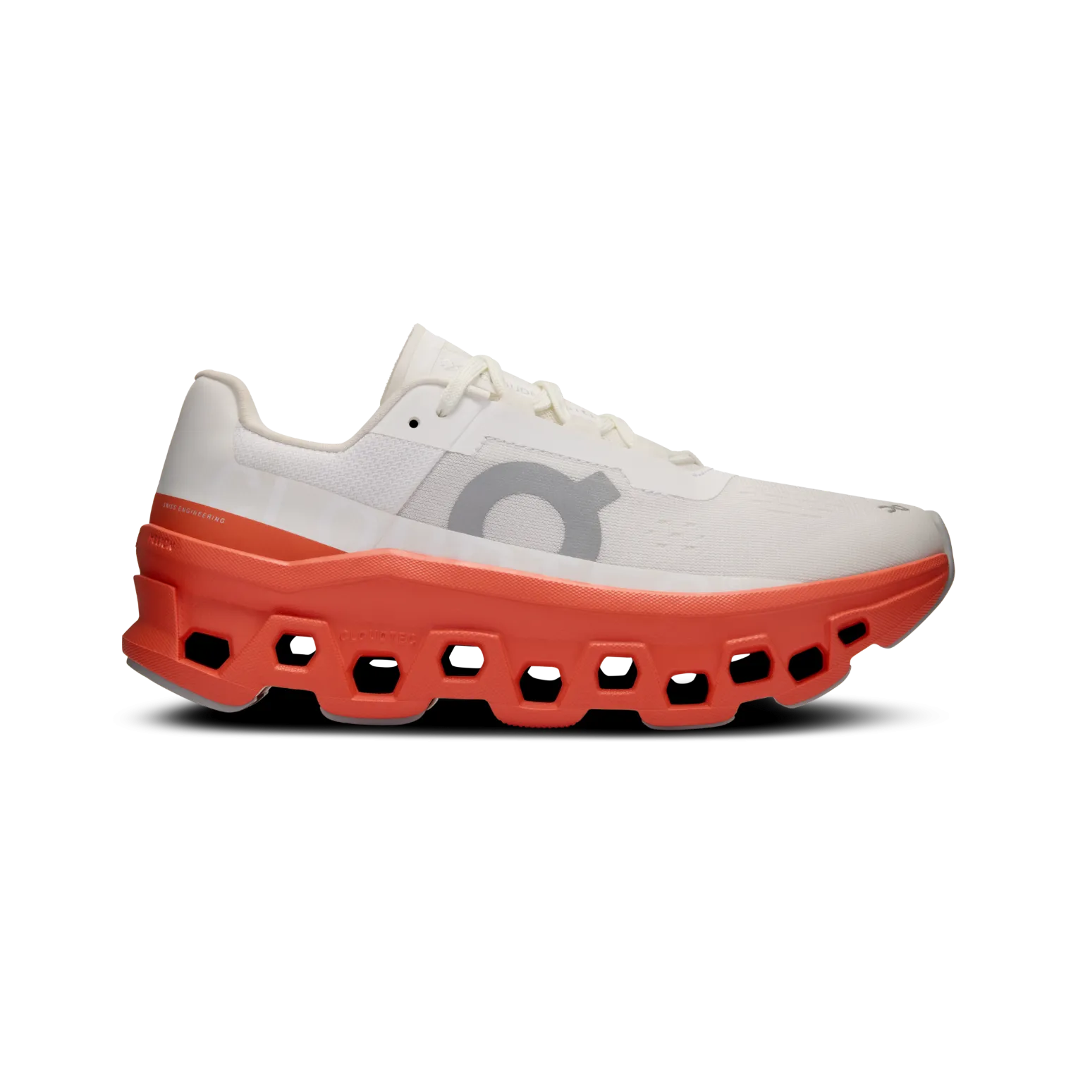 On Cloudmonster White/Flame for Women 61.97724