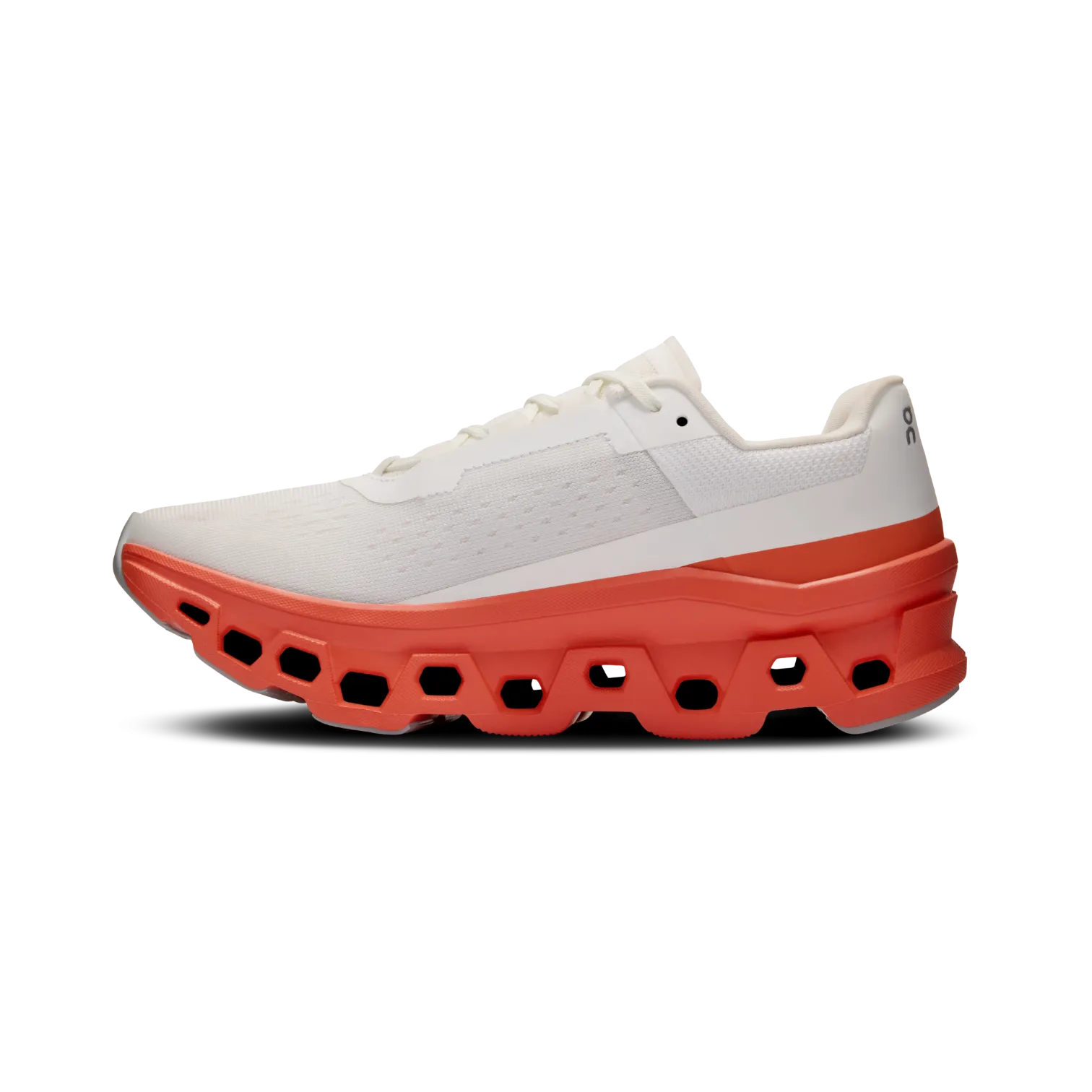 On Cloudmonster White/Flame for Women 61.97724