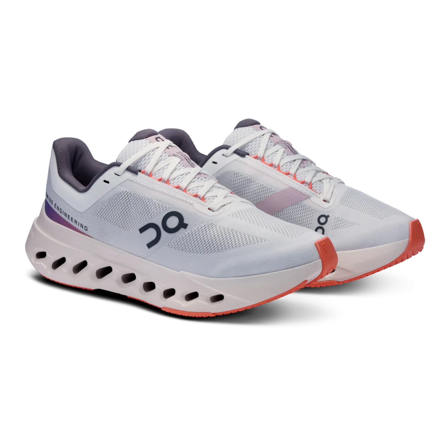 On Cloudsurfer Next White/Flame for Women 3WE30050256