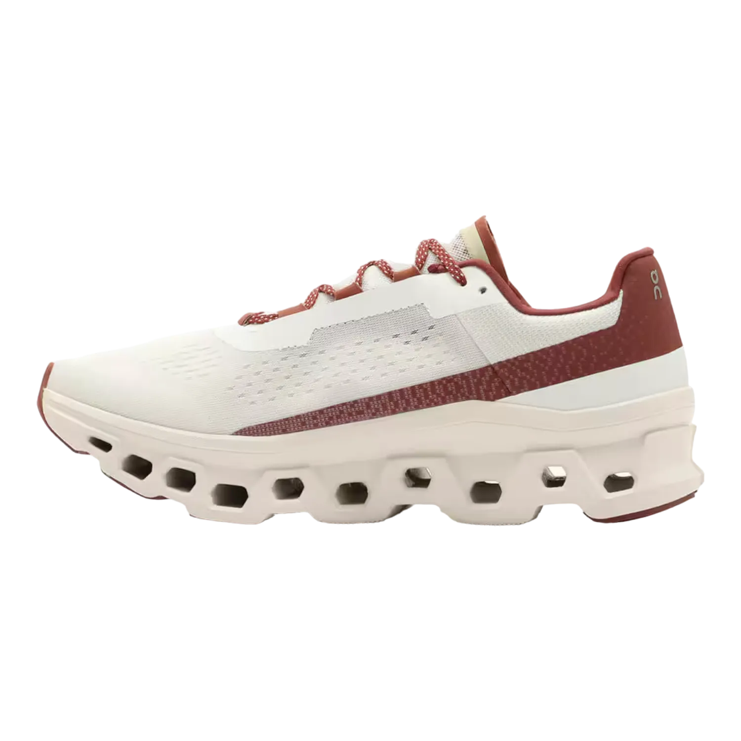 On Shoes Cloudmonster Ivory/Ruby for Women 3WE10502508