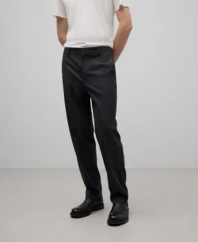 Pantalón sastre gris melange hombre