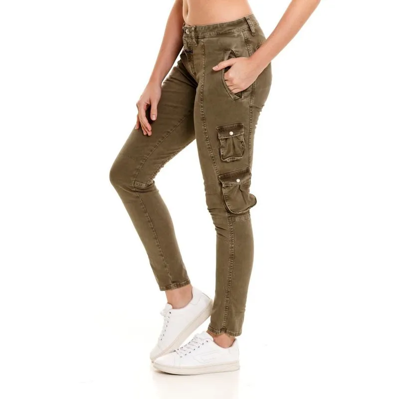 Pantalon Cargo Para Mujer Girbaud