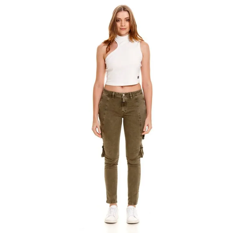 Pantalon Cargo Para Mujer Girbaud