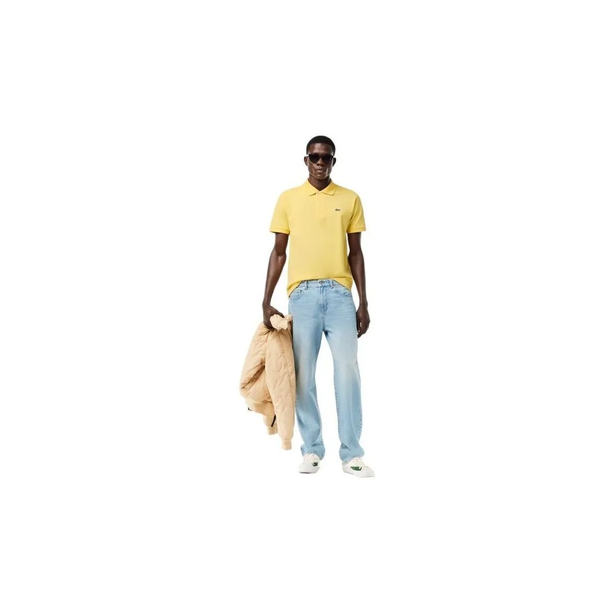 Polo Classic Fit Hombre Mustard