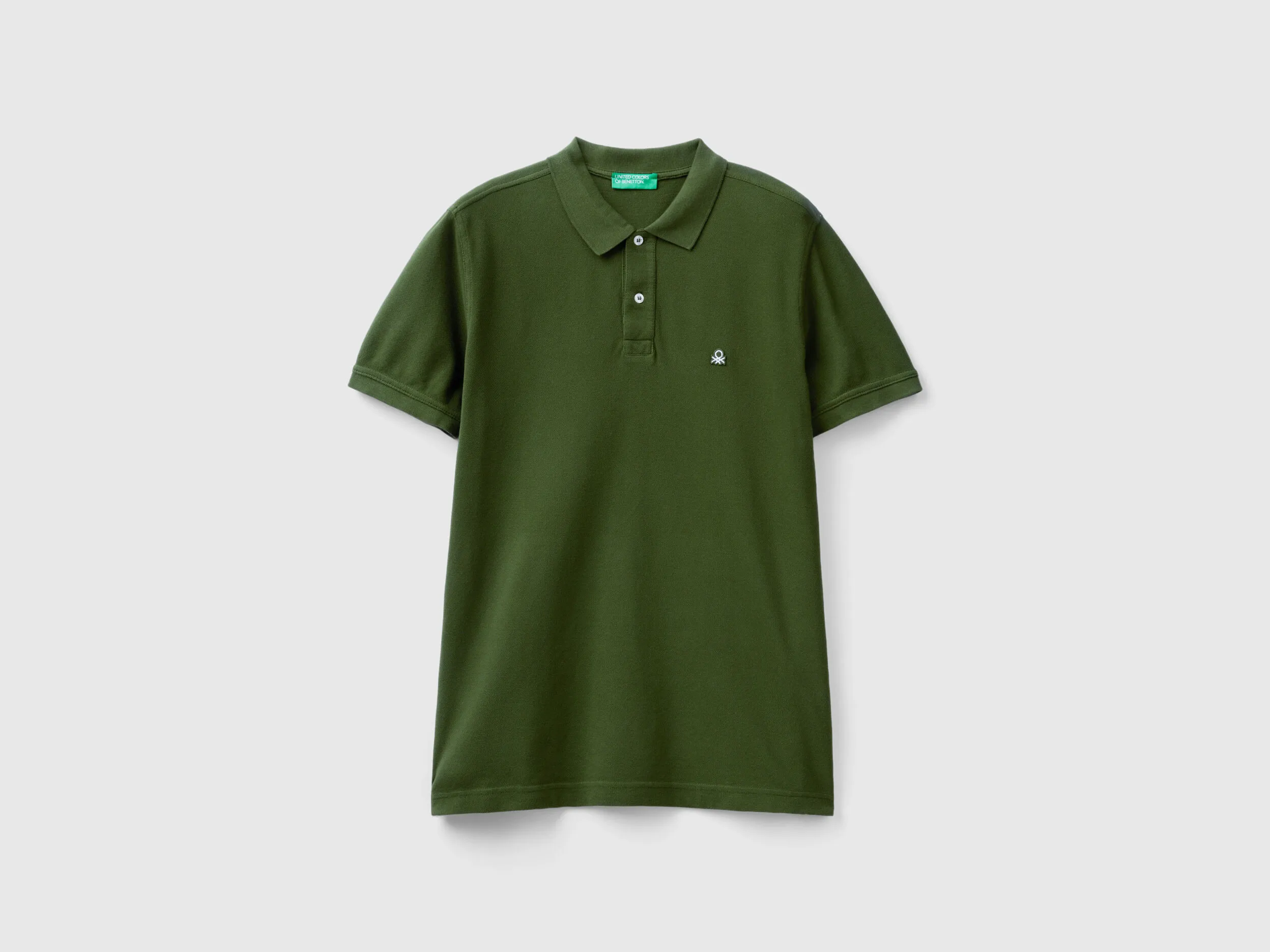 Polo verde aceituna regular fit