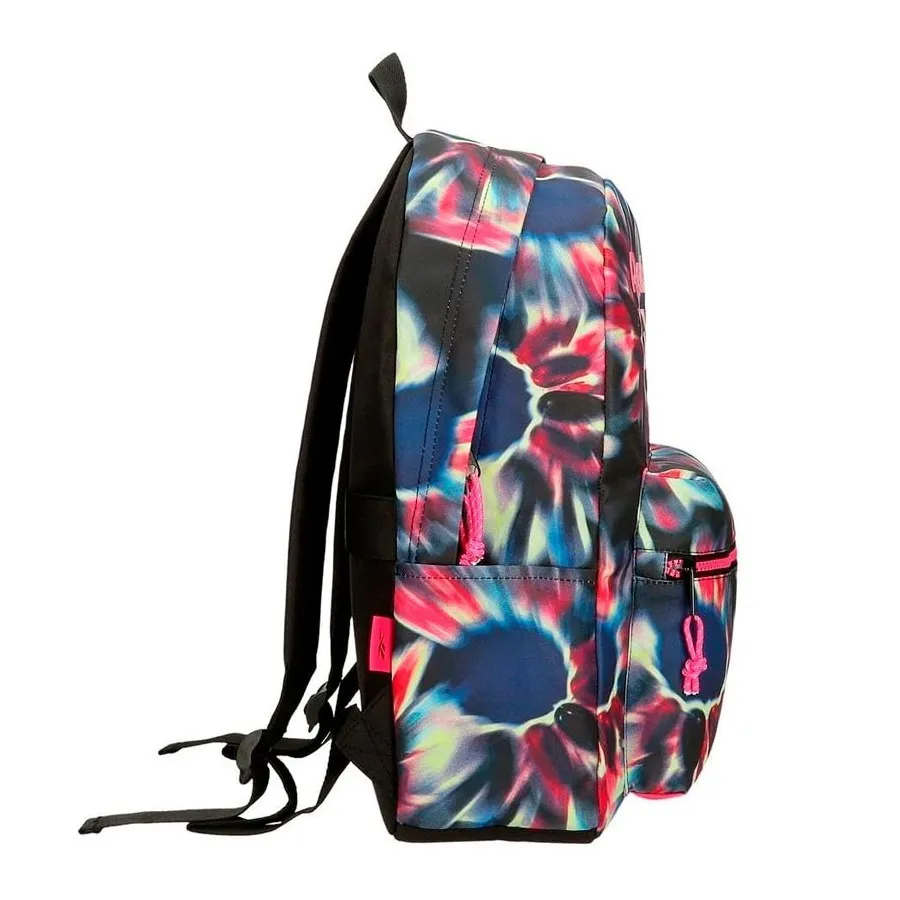 REEBOK Mochila FLORAL NEGRO MULTICOLOR