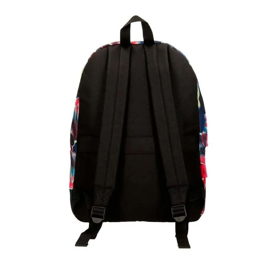 REEBOK Mochila FLORAL NEGRO MULTICOLOR