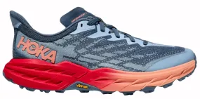 Zapatilla Hoka Speedgoat 5 W Gris acero/Coral