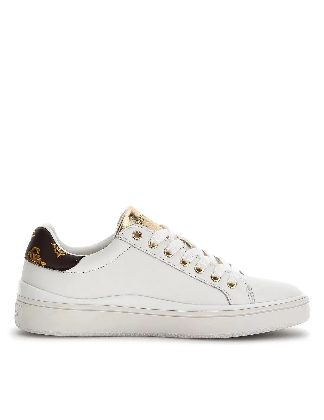 Zapatillas Guess Blancas y Doradas - Ecool