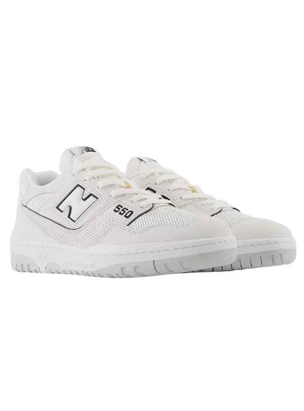 Zapatillas New Balance 550 blancas premium para hombre.