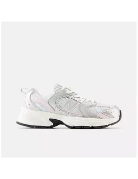 Zapatillas New Balance GR530 Blancas y Plata - Ecool