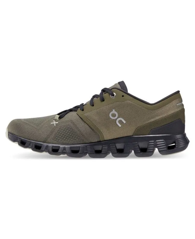 Zapatillas On Running Cloud X 3 M Olive-Reseda